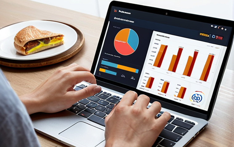 **

A data dashboard showcasing web analytics for an online fashion store. Highlight key metrics like traffic sources (search engine, social media icons, paid ads), bounce rate, session duration, and conversion rates (with a shopping cart icon). The color scheme should be modern and clean. Focus on charts and graphs that are easy to understand. In the background, subtly show diverse people browsing the online store on various devices (laptop, tablet, smartphone).

**