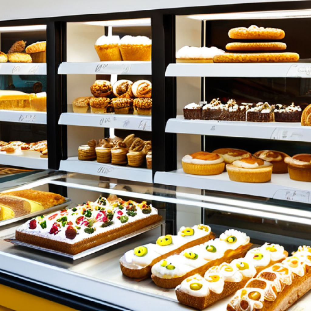 웹 생태계의 성공적인 비즈니스 사례 - Vegan Bakery Niche**
"A bright and inviting vegan bakery in Berlin, Germany. Display cases are fill...